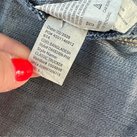 Anne Klein Classic Phoenix Blue Denim Jacket - Picture 6 of 6